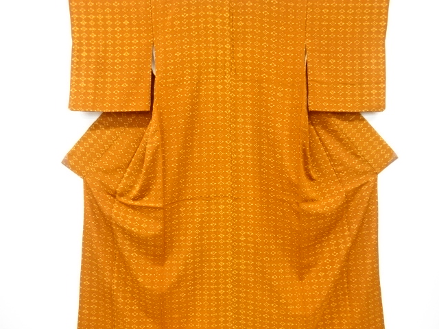 変わり花菱模様小紋着物